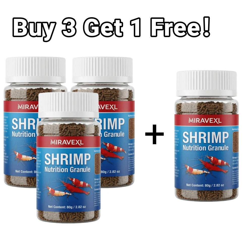 Color Enhancing Shrimp Food Nutritional Diet Aquarium Sinking Pellets Crayfish Crab Crystal Black Shell Cherry Bottom Feed Pet Peaceful Pleasures Health and Wellness 4PCS