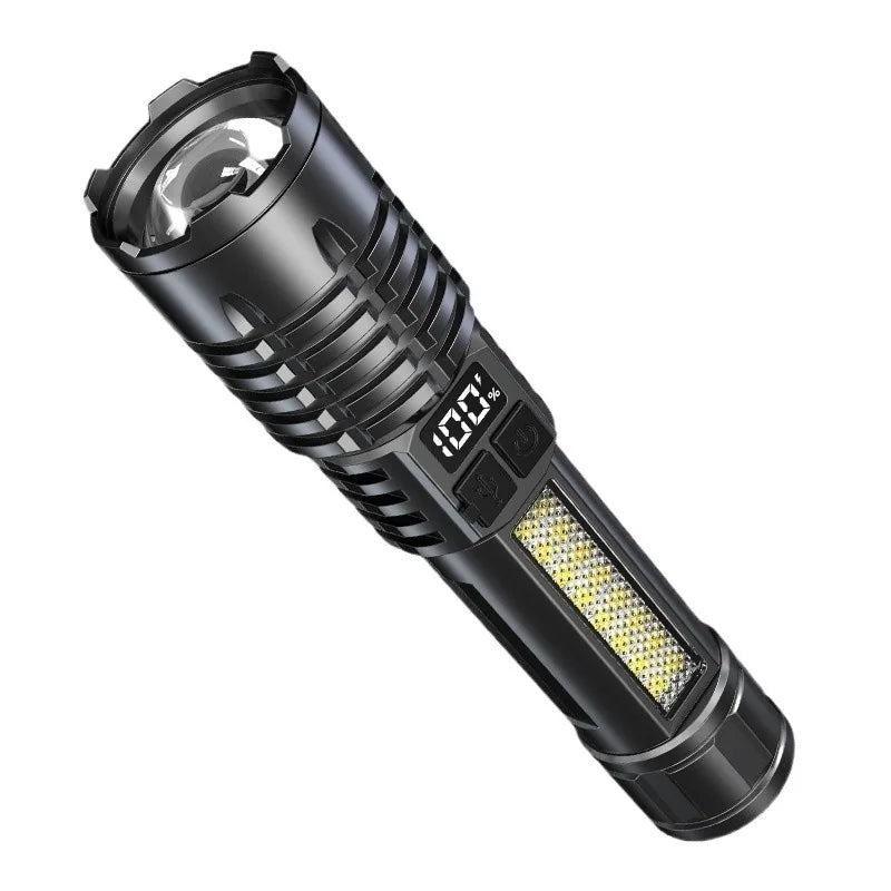 Rechargeable LED Flashlight – 8W, Multi-Mode, USB Charging