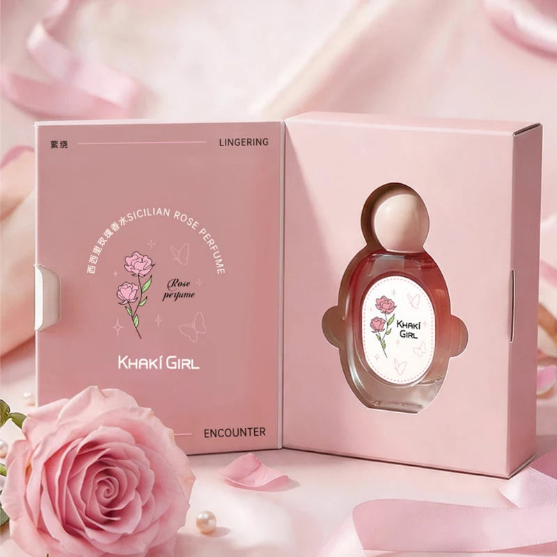 Fresh Rose Fragrance Eau De Toilette Long Lasting Romantic Scent Perfume Elegant Floral Aroma Women Gentle Fragrance Perfume Peaceful Pleasures Health and Wellness