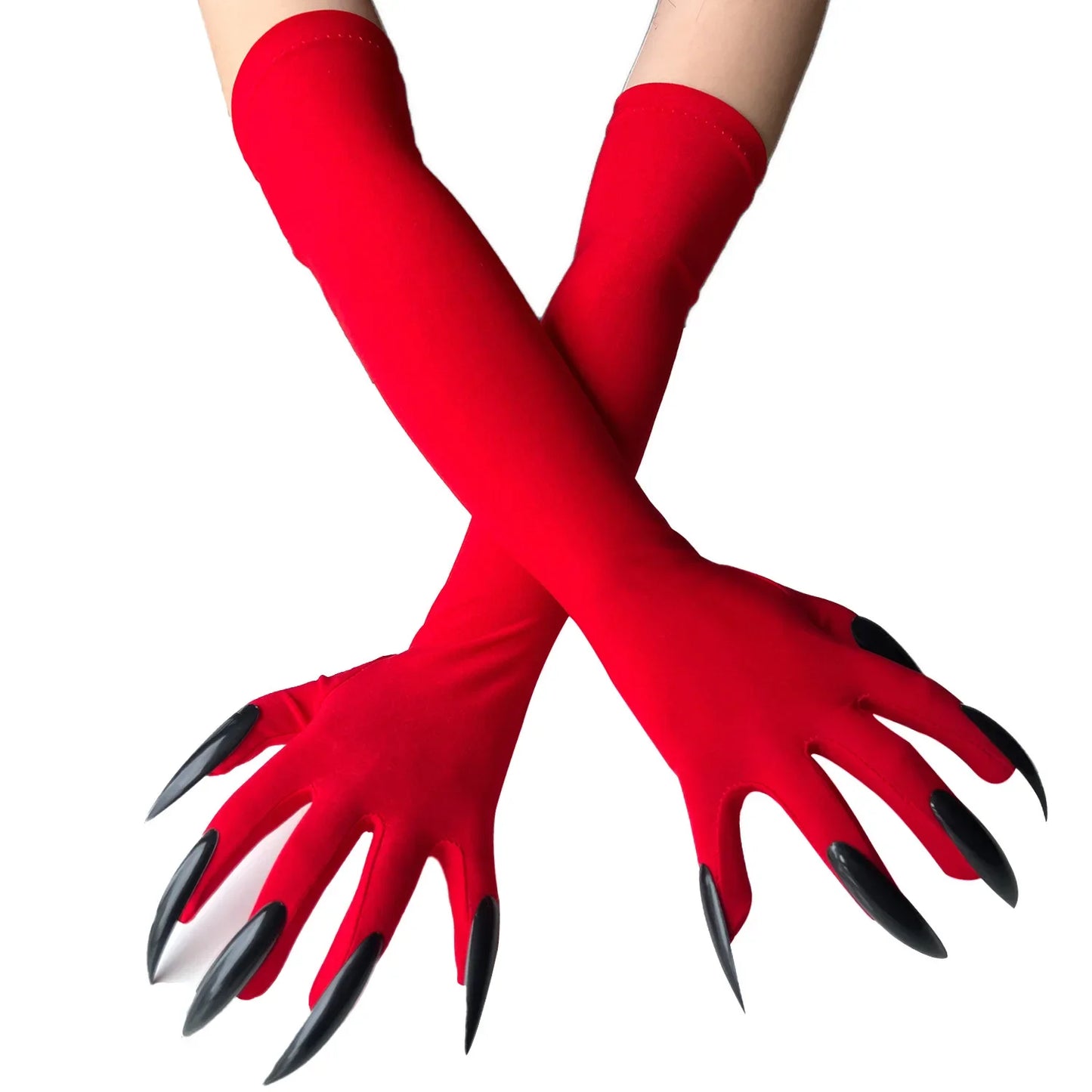 Halloween Witch Gloves Long Claws | Horror Cosplay Costume