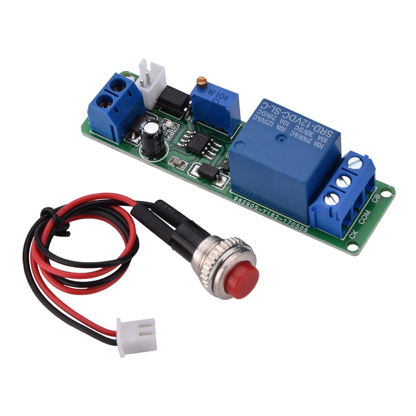 Delay Off Switch Module DC 12V Adjustable Timer Delay Turn OFF Module Timing Relay Time Switch 1~10sec Adjustable Timer Module Peaceful Pleasures Health and Wellness