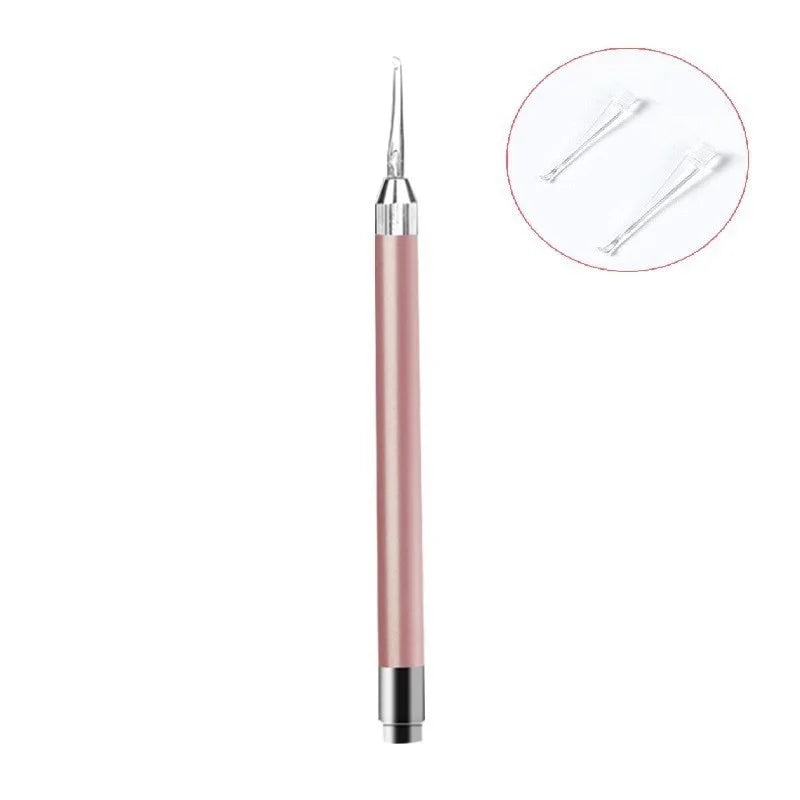 Luminous Ear Scoop, Stainless Steel Ear Scoop with Light, Luminous Ear Cleaner, Visual Ear Picking Tool Peaceful Pleasures Health and Wellness rose gold