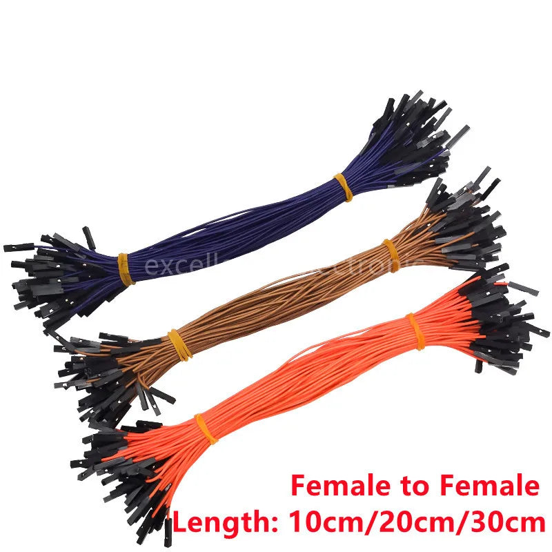 10pcs Breadboard Dupont Cable For Arduino Line 2.54mm Male Female Dupont Jumper Wire 26AWG Cable DIY Electronic 1P Connector Peaceful Pleasures Health and Wellness