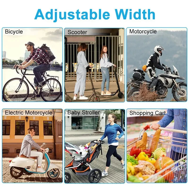 360° Rotatable Bike Phone Mount | Motorcycle GPS Holder Bracket