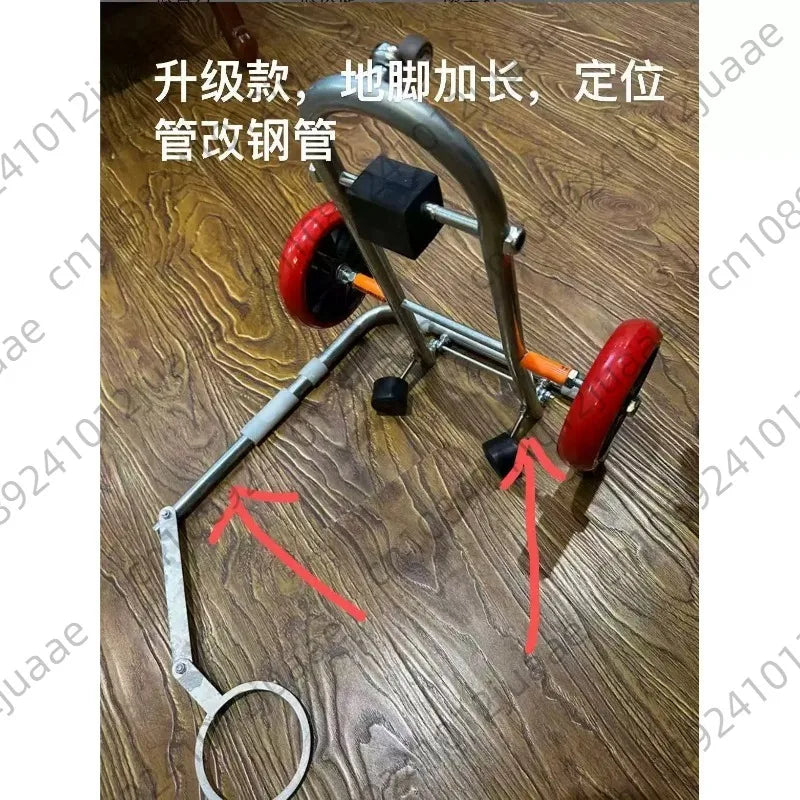 Folding Toilet Installation Trolley – Portable Labor-Saving Cart
