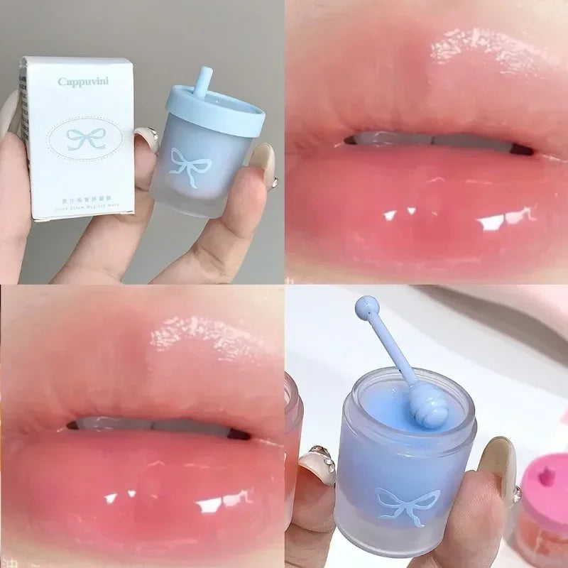 Blueberry Solid Lip Mask – Moisturizing Jelly Lip Balm & Gloss