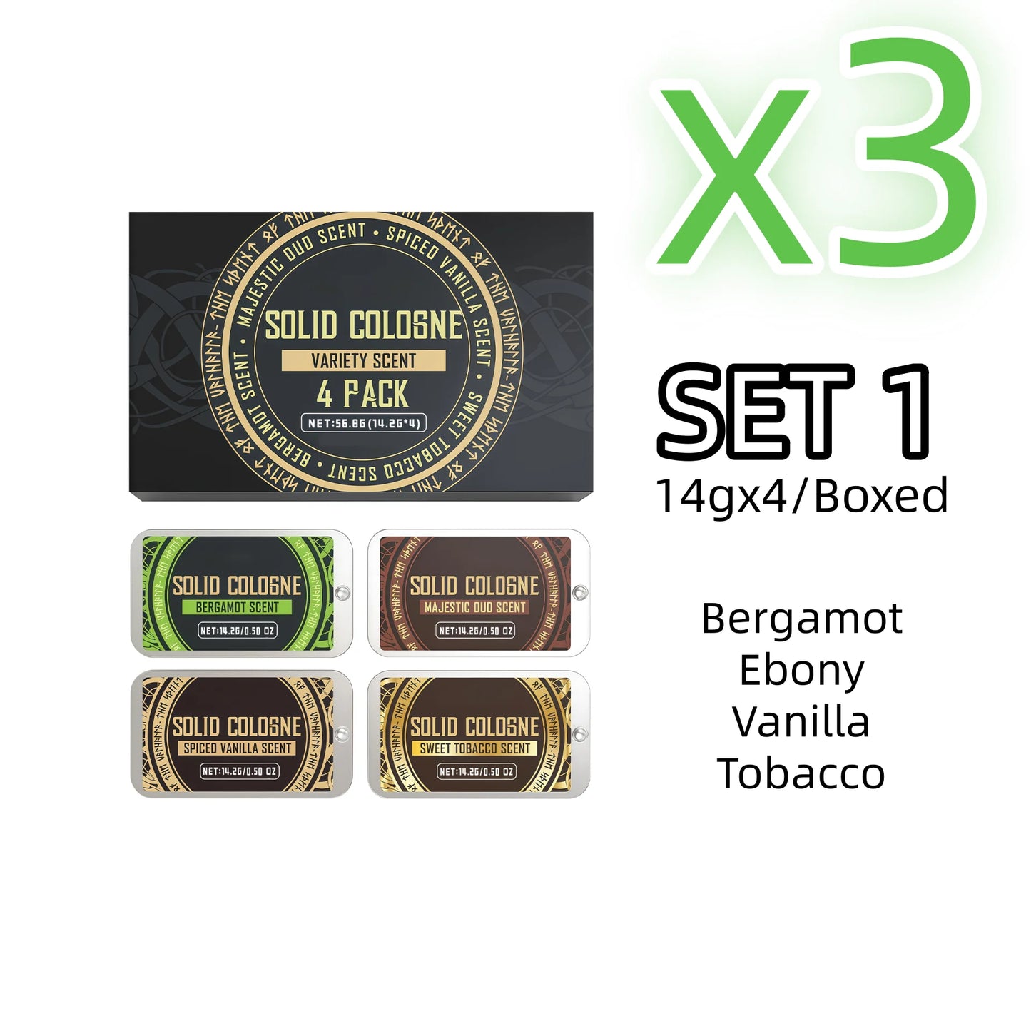 Fruit Woody Men Solid Perfume Lasting Scent Fresh Fruity Woody Scent Men Pheromone Perfume Gentle Portable Solid Fragrance Balm Peaceful Pleasures Health and Wellness SET 1 X 3PCS