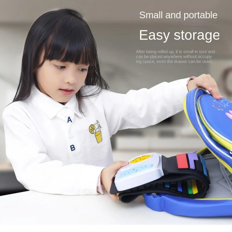 Colorful Flexible Piano Kids Electronic Keyboard Organ Enlightenment