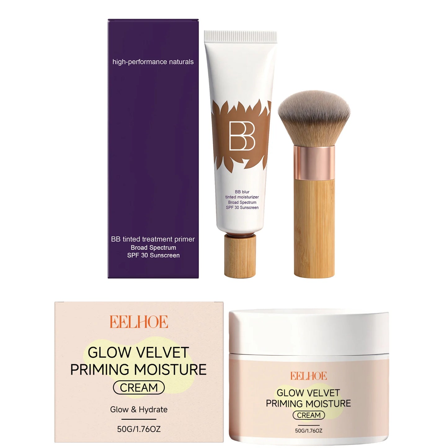 Moisturizing BB Cream Set | Even Skin Tone & Smooth Finish BB & CC Cream Peaceful Pleasures Health and Wellness COMBO
