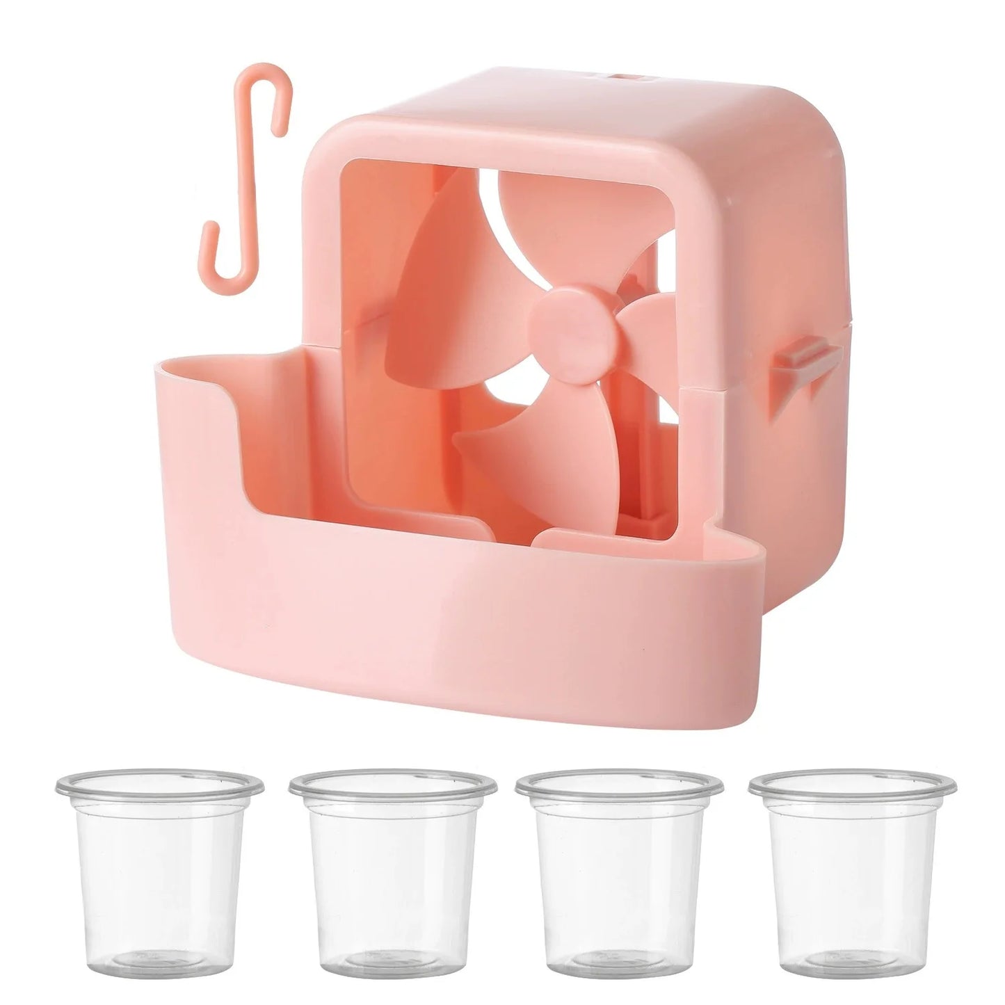 Hanging Ice Cooling Device for Stand Fan – No-Drill Mist