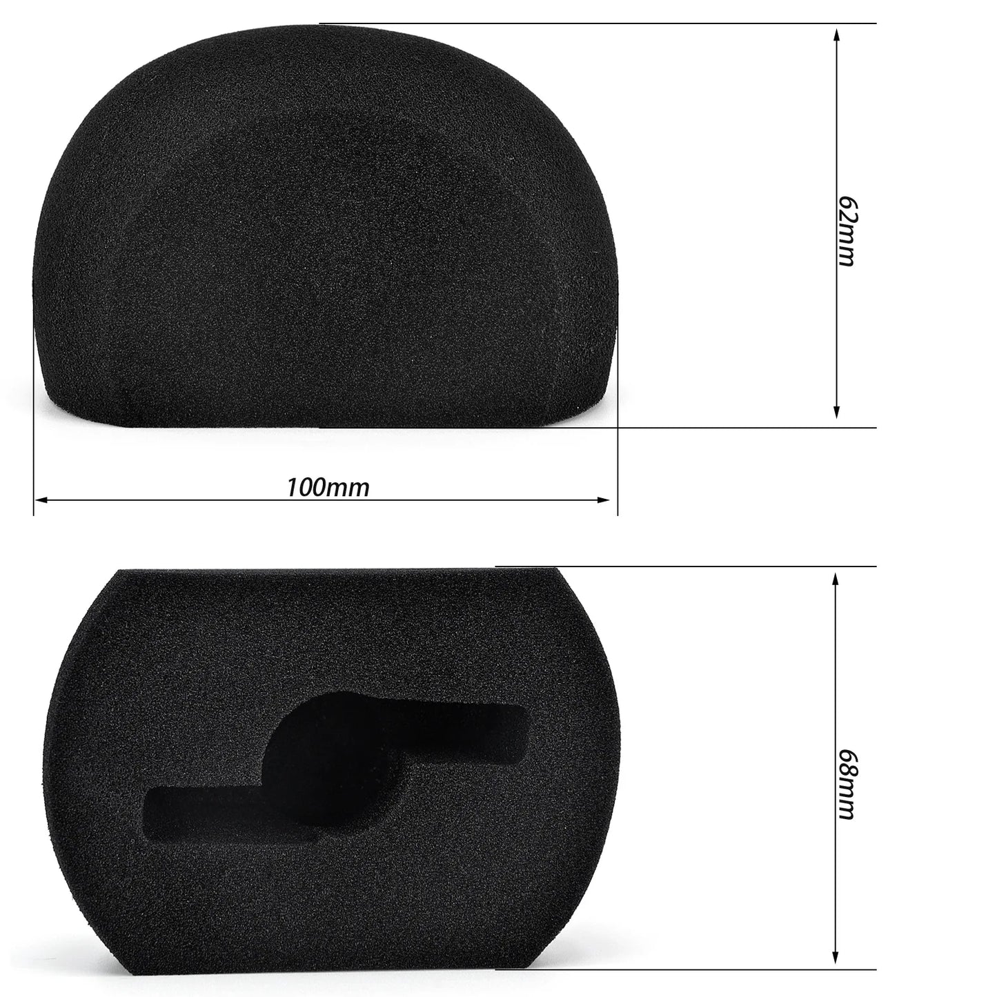 For ZOOM H4N PRO Microphone Dust Cover Microphone Windshield Sponge Cover Black Peaceful Pleasures Health and Wellness