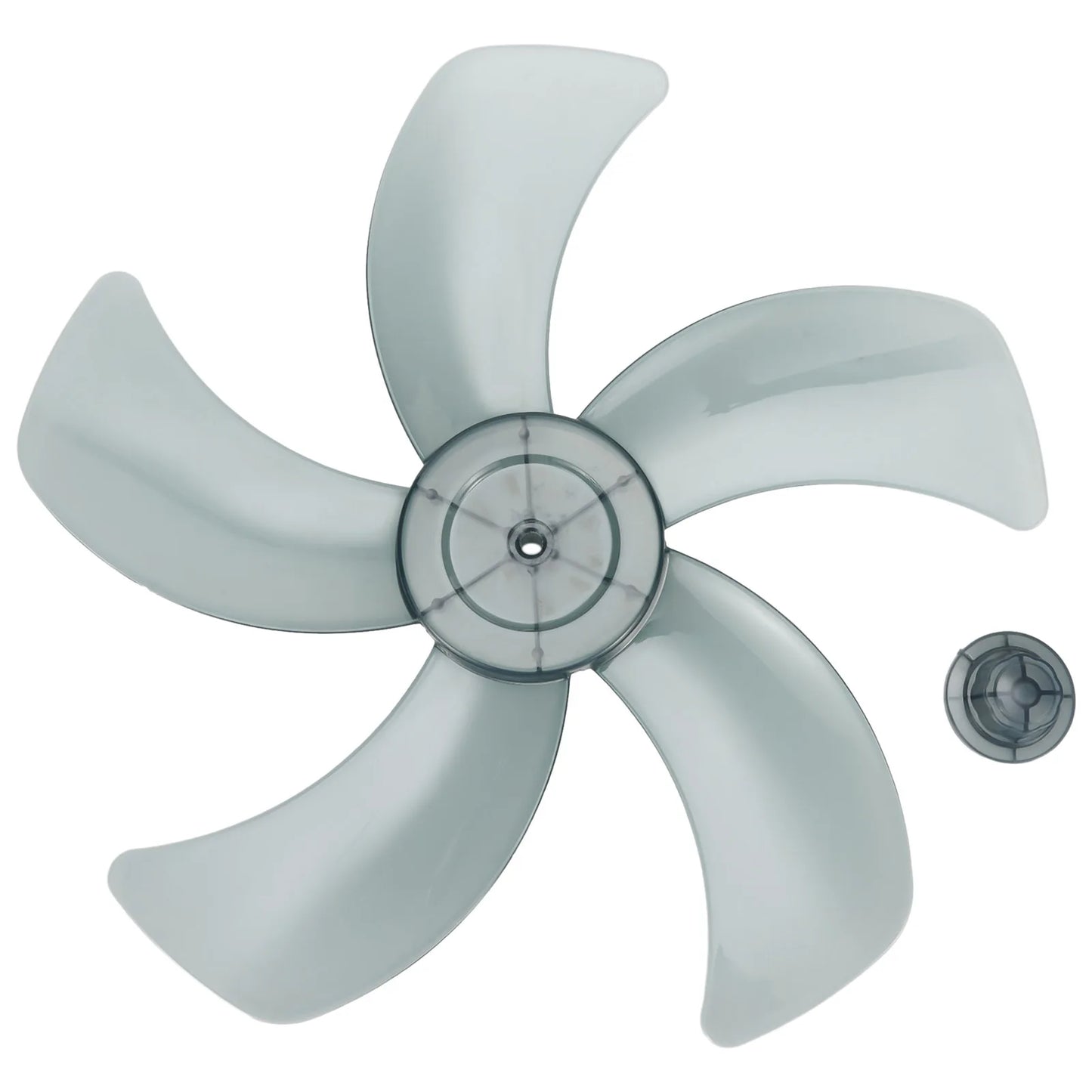 Household Plastic Fan Blade 5 Leaves Nut Cover Pedestal Impellor