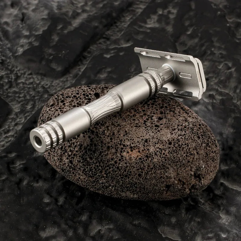 2026 New Arrival Ghost Safety Razor YAQI 316 Stainless Steel Smooth Shaving Comfortable Experience Designed Razor Peaceful Pleasures Health and Wellness