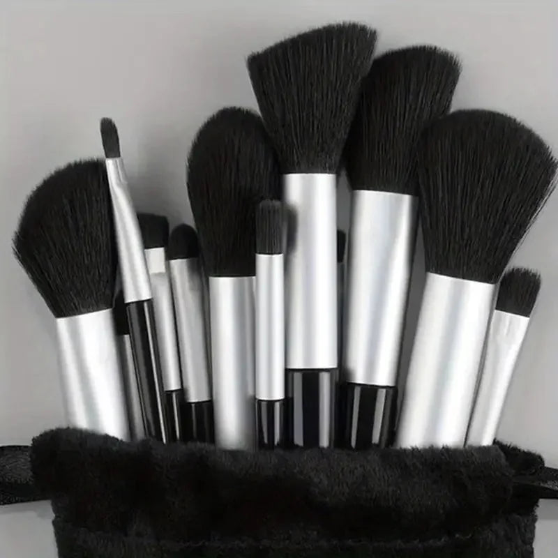 RUNTOIN 13-Piece Professional Makeup Brush Set – Travel Kit