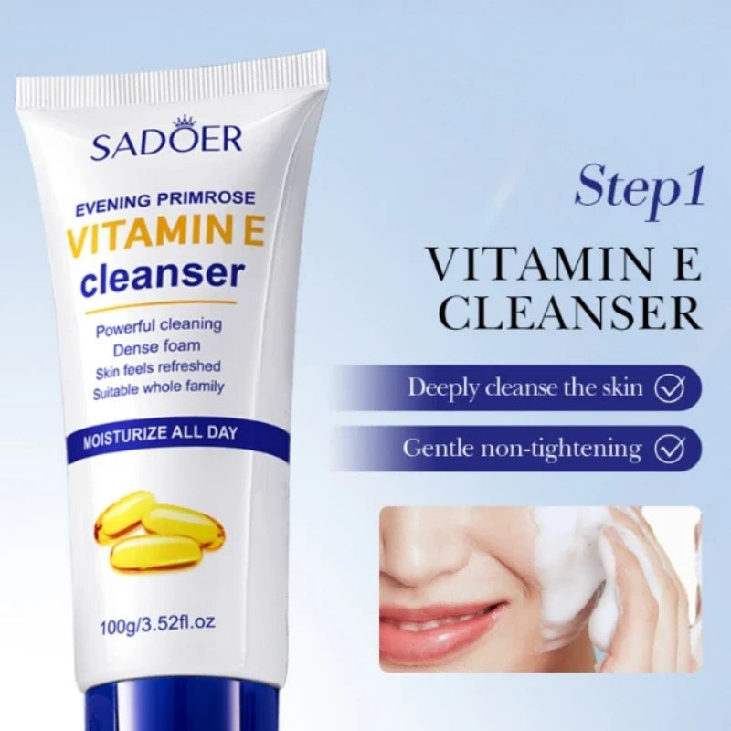 SADOER Evening Primrose & Vitamin E 6-Piece Skincare Gift Set