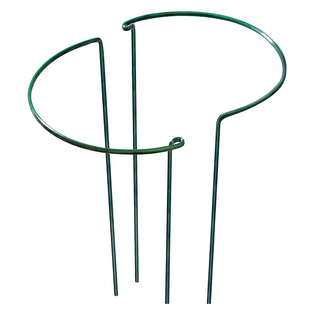 Sturdy Metal Plant Support Stakes Garden Keep Flowers Vegetables