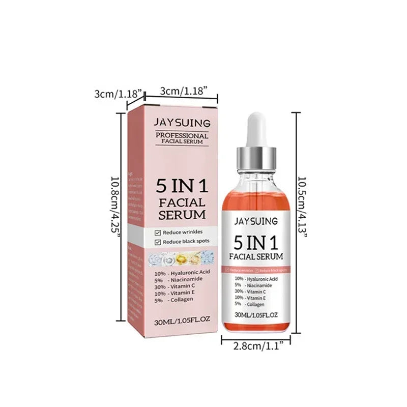 5-in-1 Hyaluronic Acid & Vitamin C Face Serum 30ml