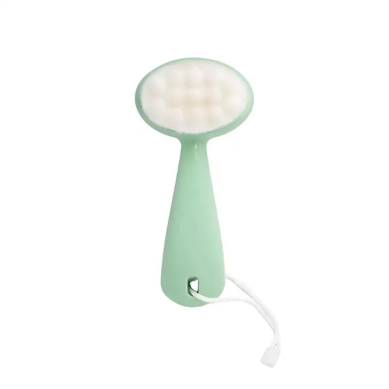Pore Cleaner Wash Face Brush Deep Cleaning Facial Care Facial Exfoliator Brush Blackhead Soft Face Cleansing Brush Peaceful Pleasures Health and Wellness Green