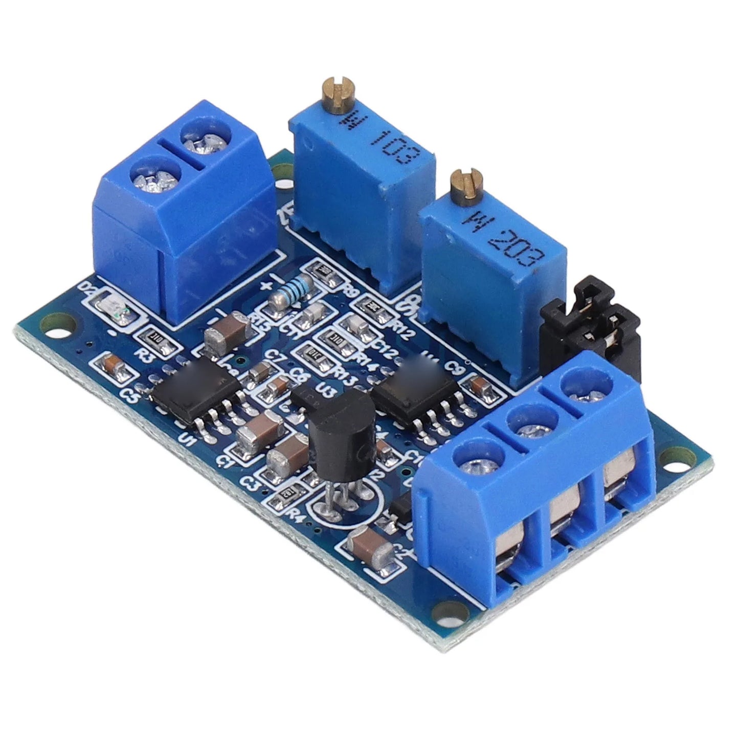 2 Pcs Current to Voltage Converter 4 To 20mA 0 To 20mA Input Wide Supply Voltage Range High Precise Industrial Grade Module Peaceful Pleasures Health and Wellness