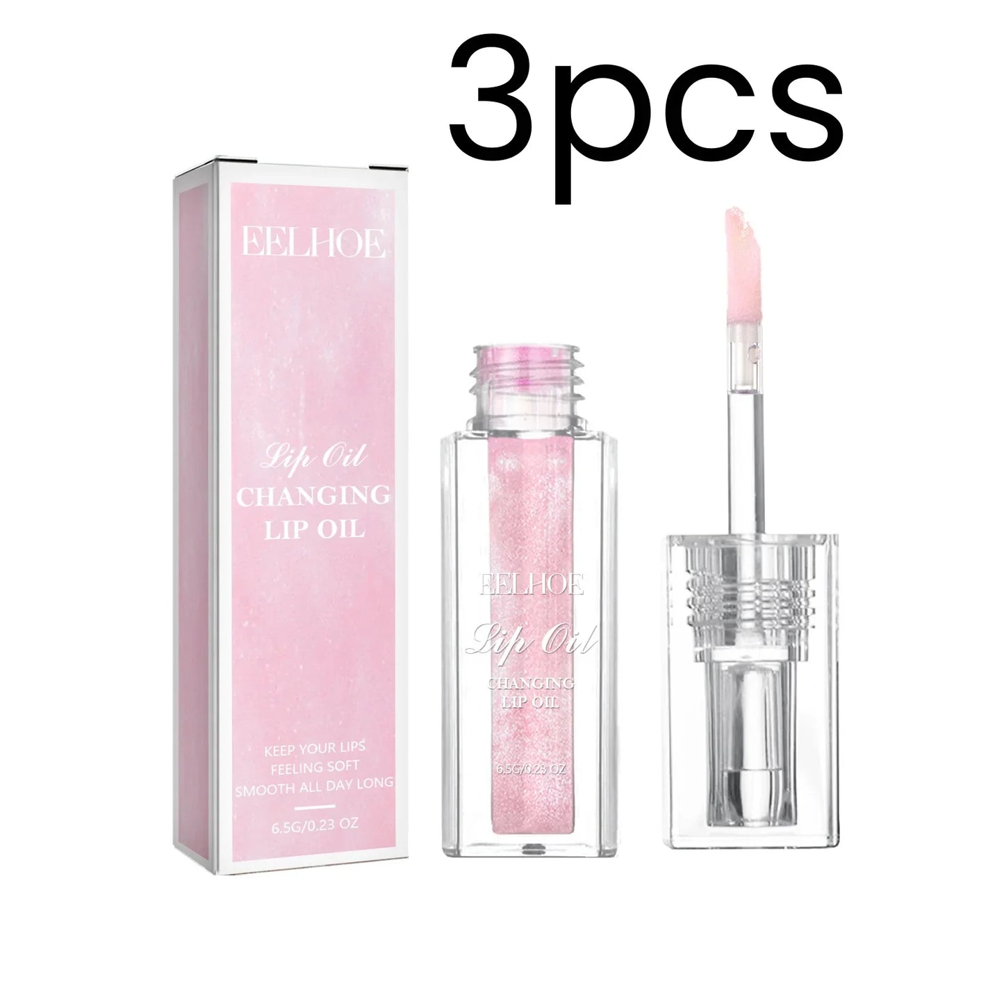 EELHOE Color Changing Lip Oil – Moisturizing Glossy Lip Gloss