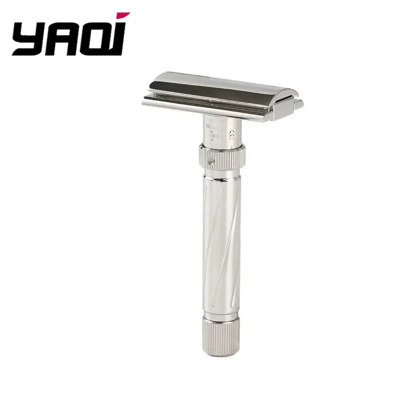 Yaqi Ultima Stainless Steel Adjustable Safety Razor for Men - Comfortable Shaving Experience Peaceful Pleasures Health and Wellness