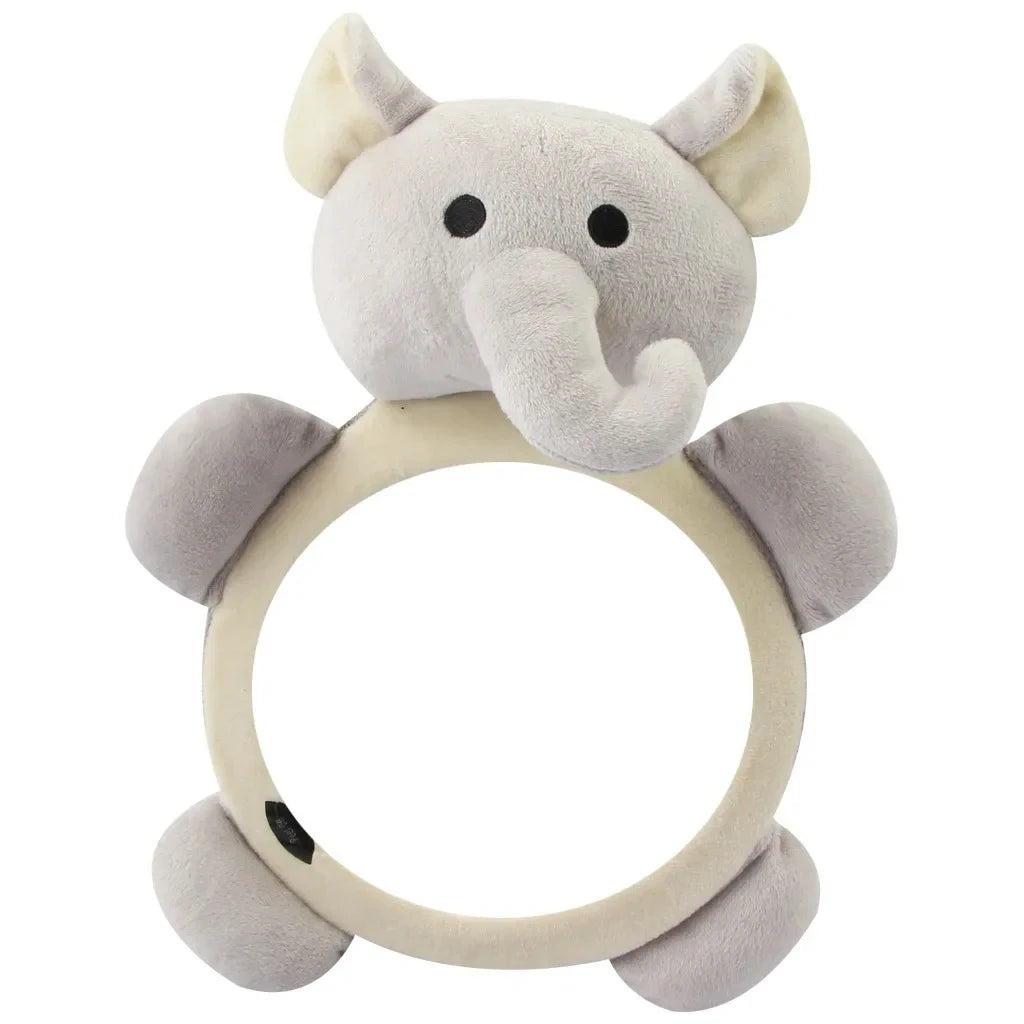 Baby Car Mirror Safety Car Seat Mirror Rear Facing Car Seat Mirror Wide Crystal Clear View Shatterproof Car Kids Monitor Peaceful Pleasures Health and Wellness Elephant