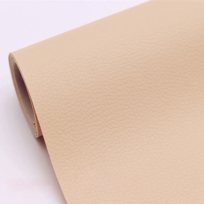 Self adhesive Leather Patch Sticker for Car Seat Sofa Chair Black Leather Repair Patch Refurbish Hole Artificial Stickers Fabric Peaceful Pleasures Health and Wellness Beige 200x50cm
