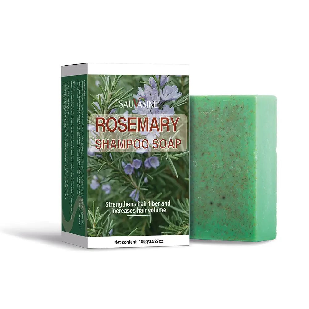 Rosemary Shampoo Bar For Hair Growth Anti Hair Loss Biotin Volumizing Hair Soap Strengthening Thickening Scalp Treatment 100g Peaceful Pleasures Health and Wellness 100gx1