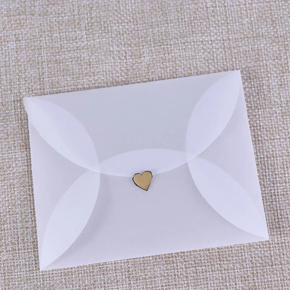 Invitation Stationary For Letter For Card White Postcard Semi-transparent Sulfuric Acid Paper Envelopes Paper Envelopes For DIY Peaceful Pleasures Health and Wellness