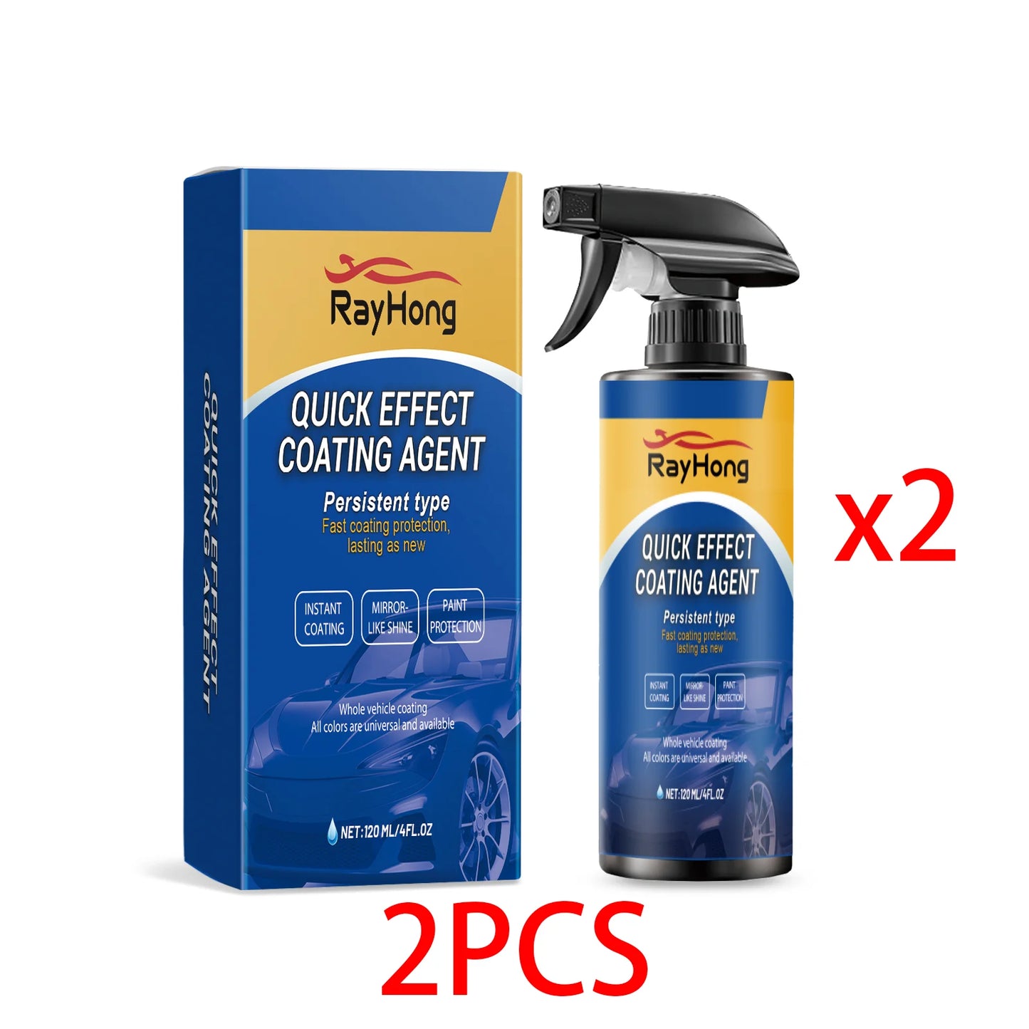 Nano Ceramic Coating Spray – Car Wax & Paint Protectant 120ml