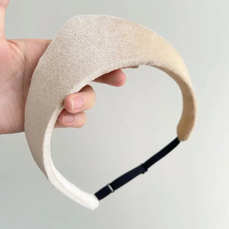 Crown Velvet Headband – Retro Hair Accessory for Women & Girls