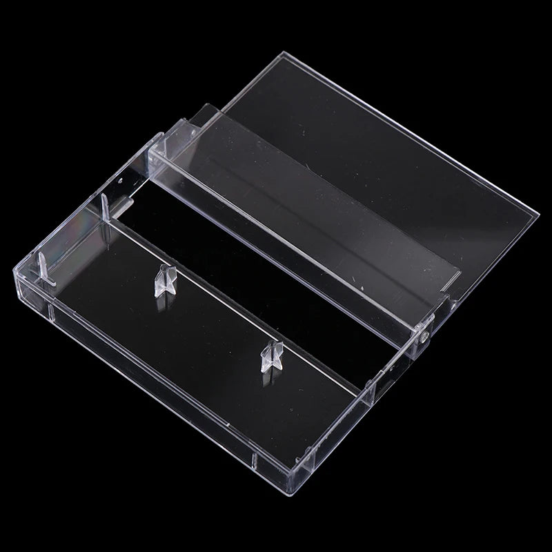 10Pcs/pack All Transparent Recording Blank Cassette Case Audio Storage Box Dustproof Box Packaging Box Home Cassette Case Peaceful Pleasures Health and Wellness