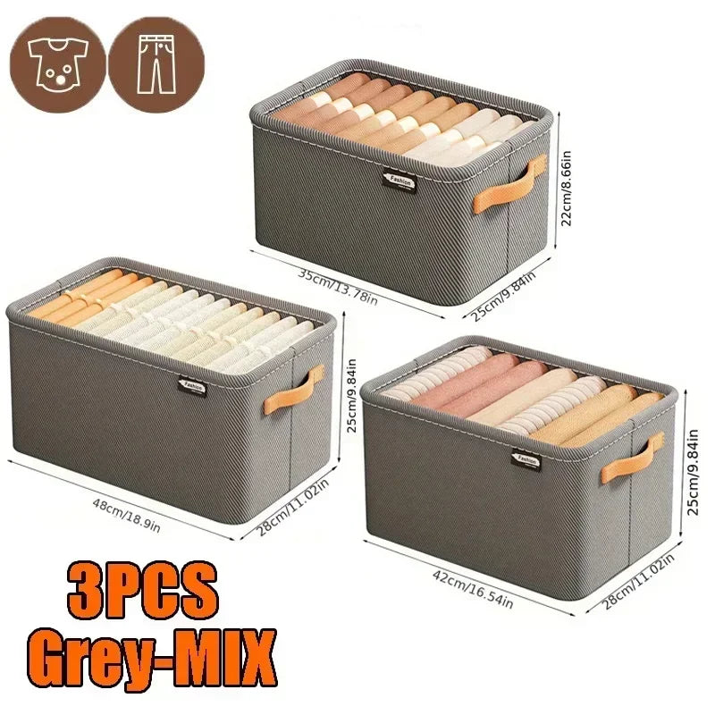 Foldable Clothes Storage Box – Wardrobe & Drawer Organizer
