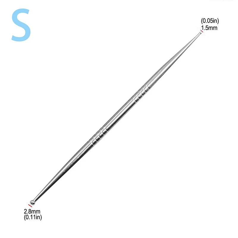 S/M/L Acupuncture Pen Stainless Steel Manual Acupuncture Pen Trigger Point Massager Deep Tissue Massage For Body Face Massage Peaceful Pleasures Health and Wellness S