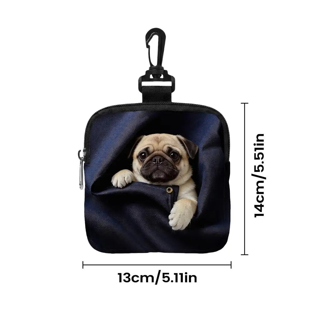 Portable Dog Treat Pouch Training Treat Carrier with Belt Clip Puppy Food Holder for Walking Camping Hiking Travel Beach Outdoor Peaceful Pleasures Health and Wellness 02