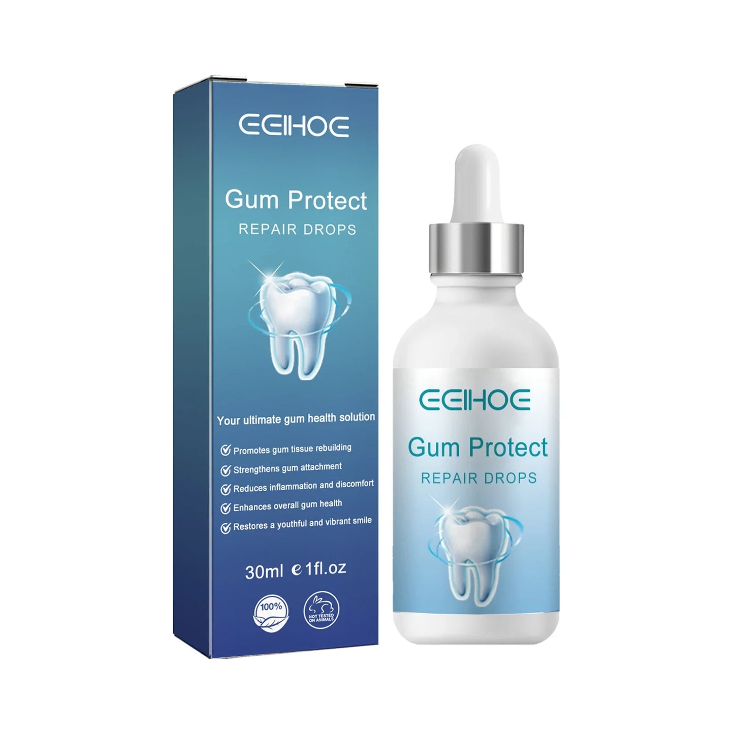 Gum Protect Repair Drops | Gum & Teeth Brightening Serum 30ml