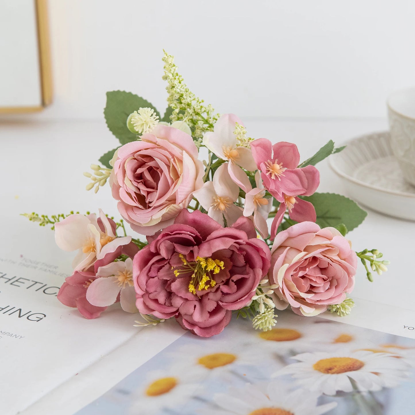 Silk Peony Artificial Flower Ball – Wedding & Home Decor