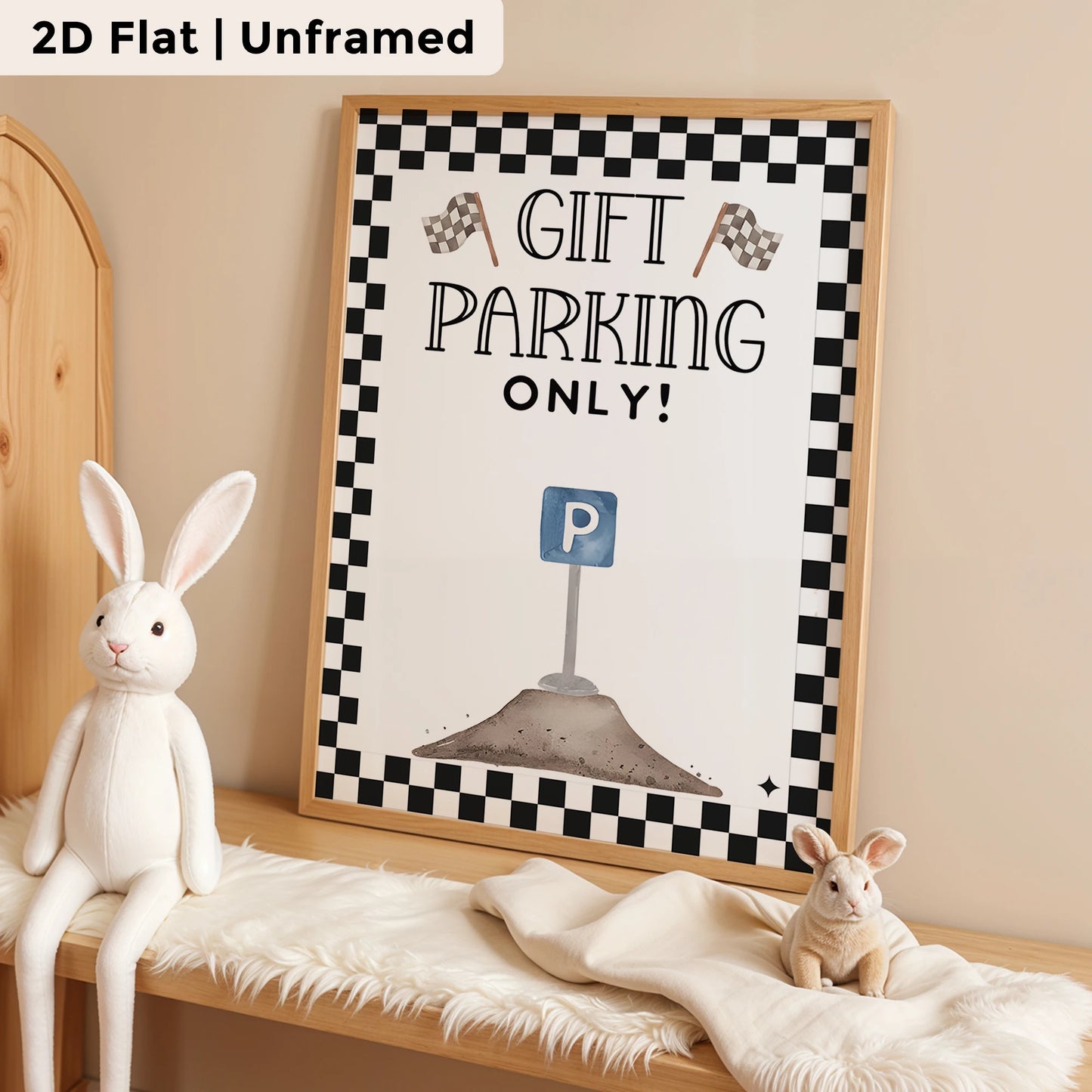 3-Piece Cartoon Gas Station Canvas Wall Art | Kids Room Decor