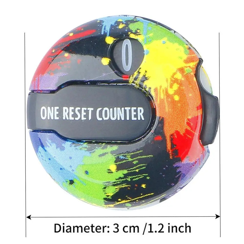 Mini Golf Stroke Counter Clip | Touch Reset Score Keeper