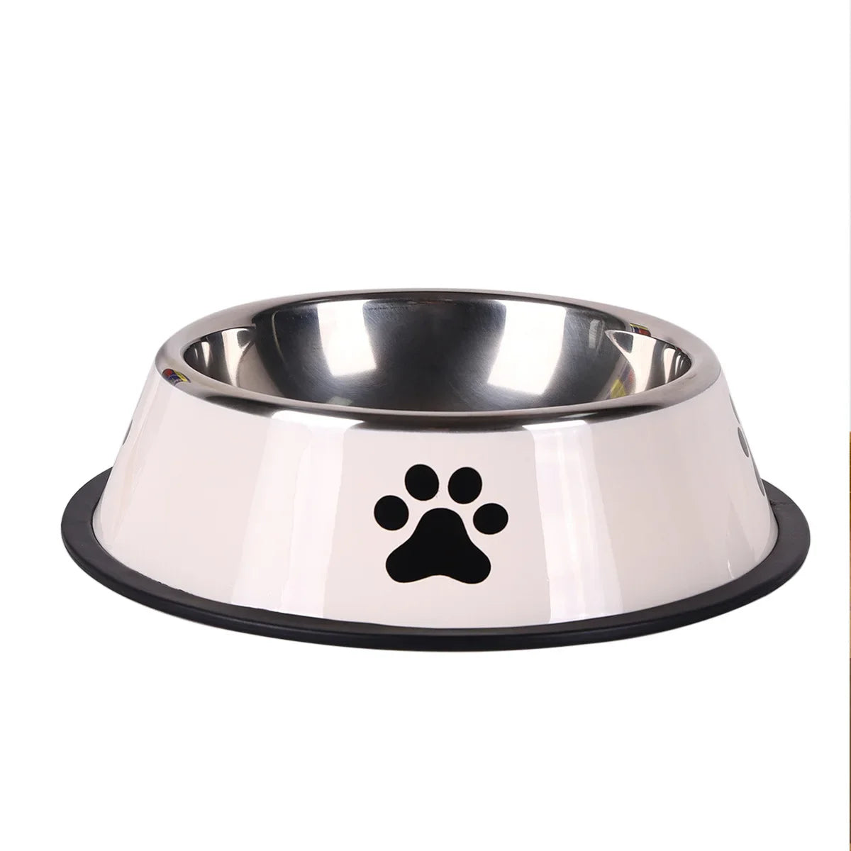 Stainless Steel Pet Bowl | Anti-Slip, Stackable Dog & Cat Feeder