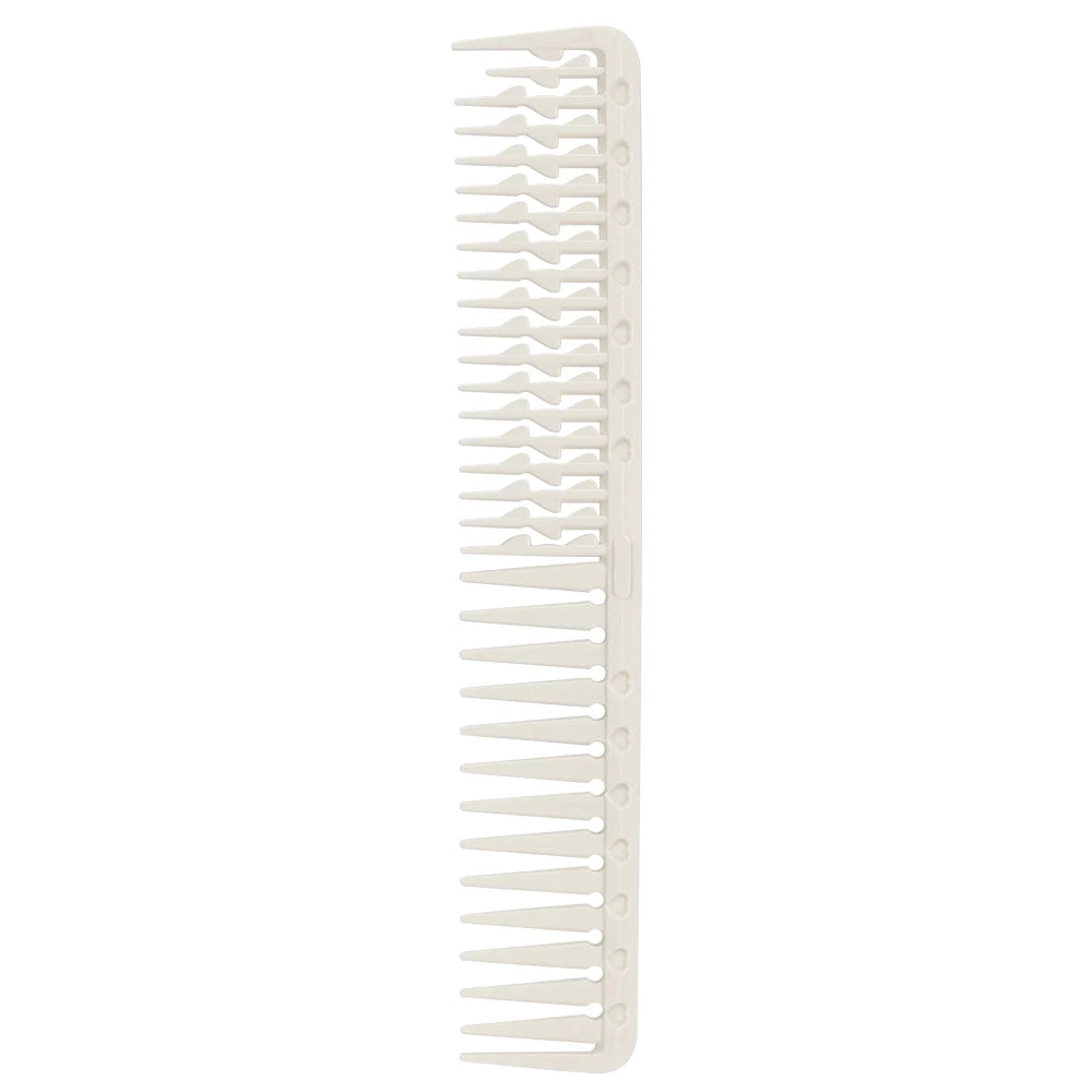 Anti-Static pro Barber Hairdressing Cutting Comb Short Hair Trimmer Salon Styling Hairbrush Hair Care Essential Styling Tool Peaceful Pleasures Health and Wellness white S