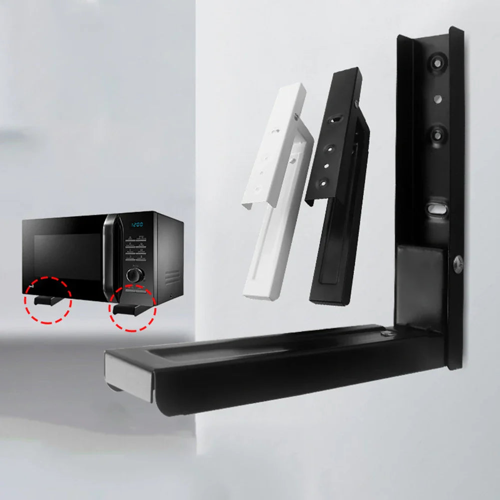 Adjustable Steel Microwave Wall Mounting Brackets – 2 Pack