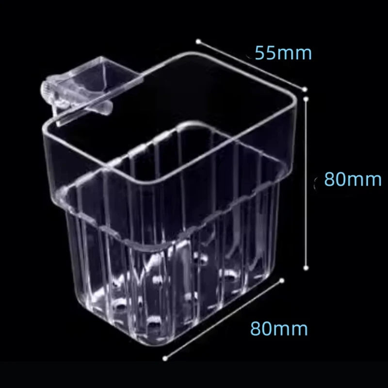 Clear Hydroponic Net Cup 80mm – Transparent PP Plant Pot