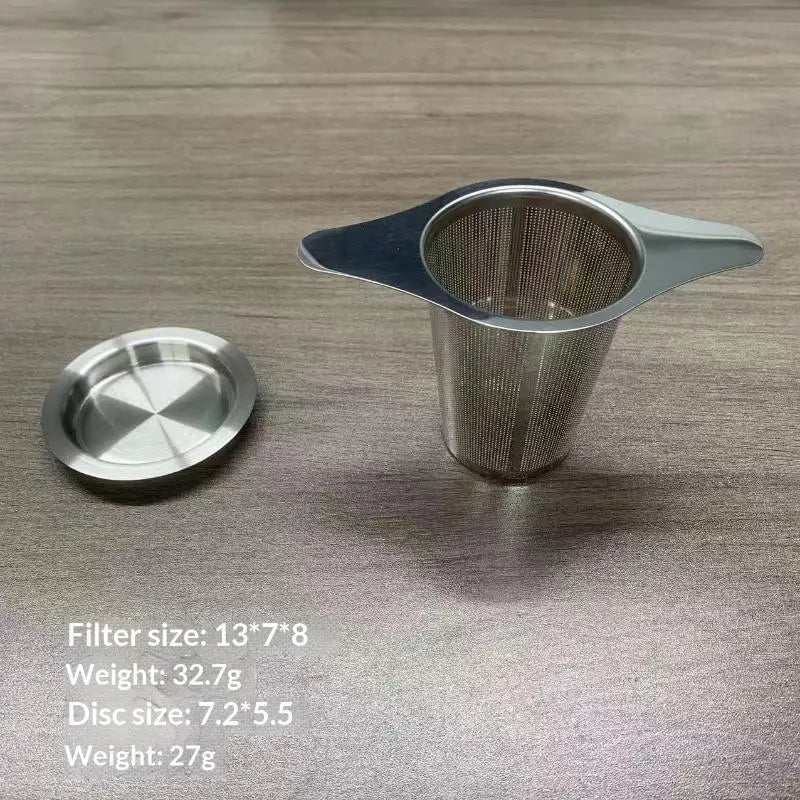 Stainless Steel Tea Infuser Strainer | Double Hanging Ears