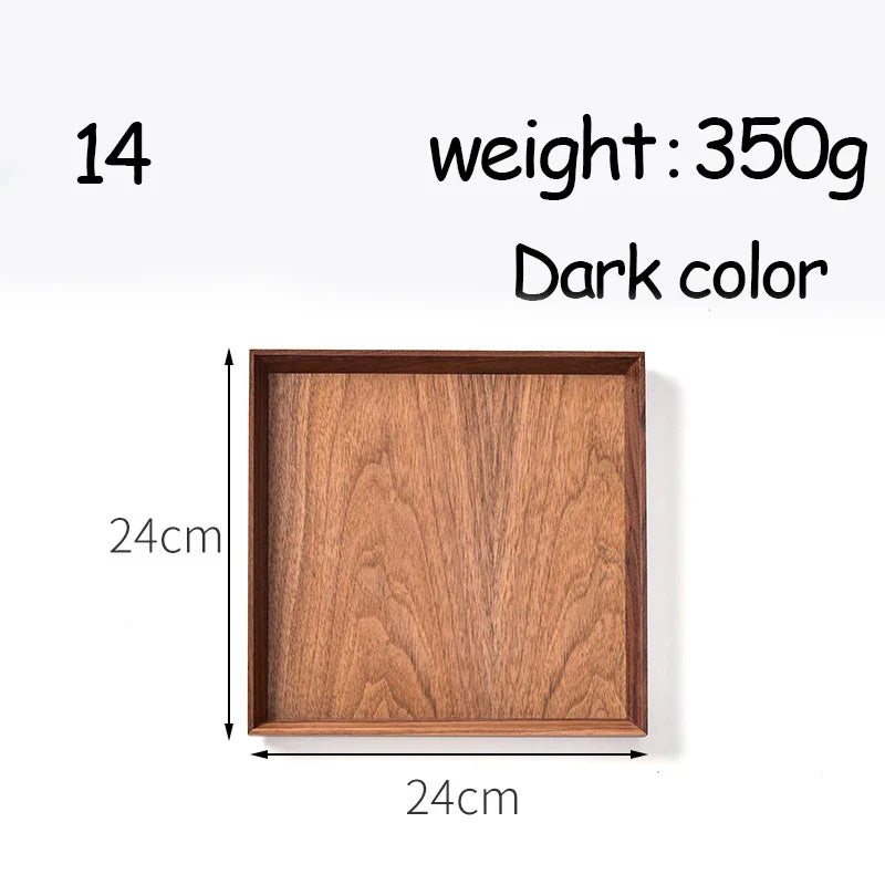 Oval Wooden Serving Tray – Tea, Coffee & Dessert Display