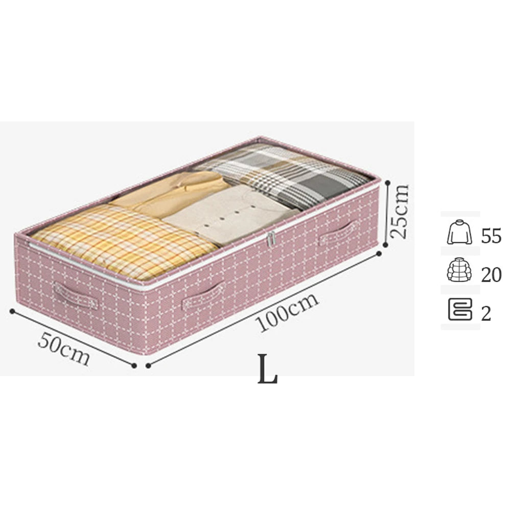Under Bed Storage Bag with Clear Window | Large Organizer