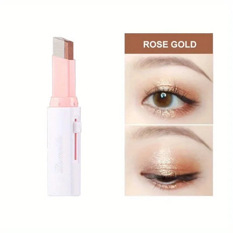 Two-Color Gradient Eye Shadow Stick – Long-Lasting 3D Look
