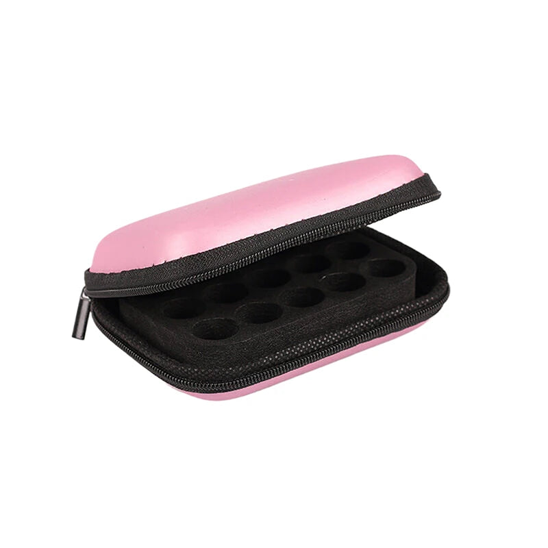 Essential Oil Roller Bottle Organizer – 15-Slot Travel Case