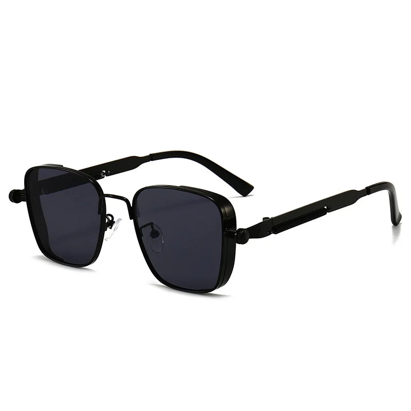 Steampunk Square Metal Sunglasses – Photochromic | Men & Women
