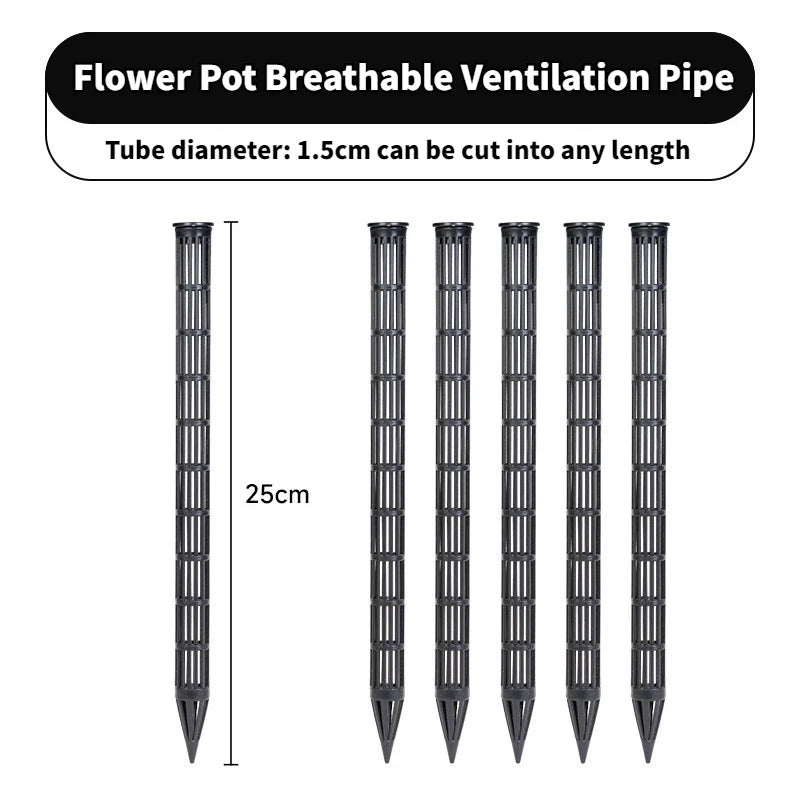 10-Pack Plant Aeration Tubes – Prevent Root Rot & Overwatering